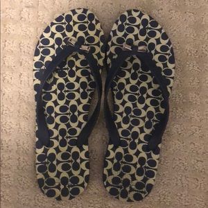 Coach flip flops